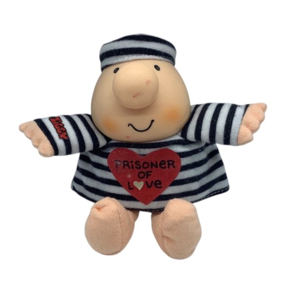 Vintage Ziggy "Prisoner Of Love" Plush Doll Stuffed Toy Inmate Prison - Picture 1 of 5